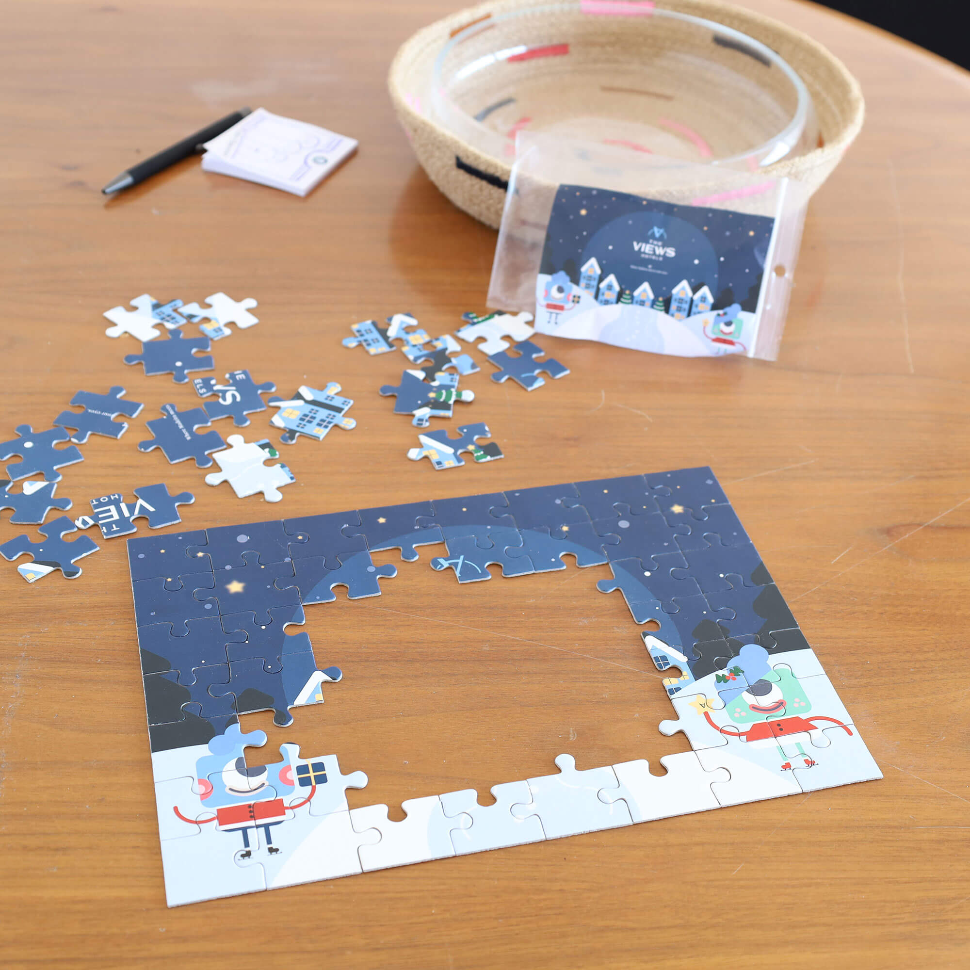 Puzzle cartn A4  56 pizas cuatricomia